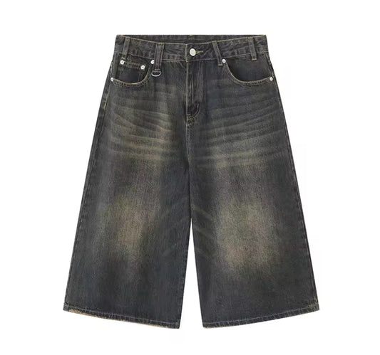 Long denim shorts (plain)